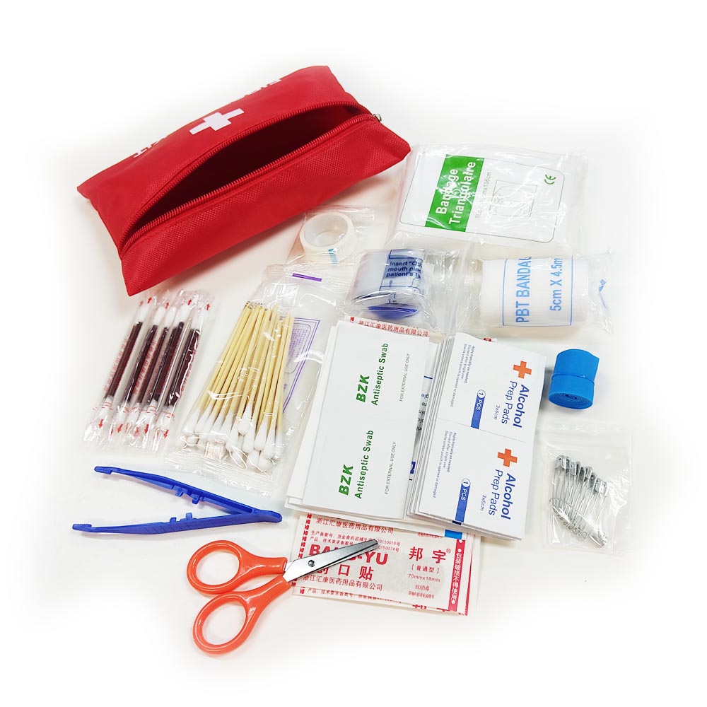 Waterproof Portable Outdoor First Aid Kit Set (14 Items)