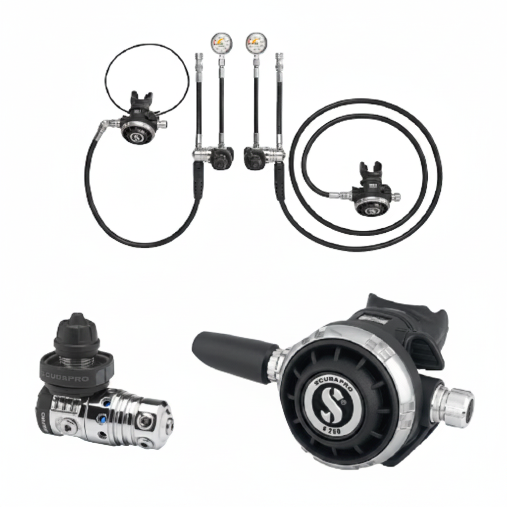 SCUBAPRO Sidemount Regulator Kit - MK25 EVO/G260