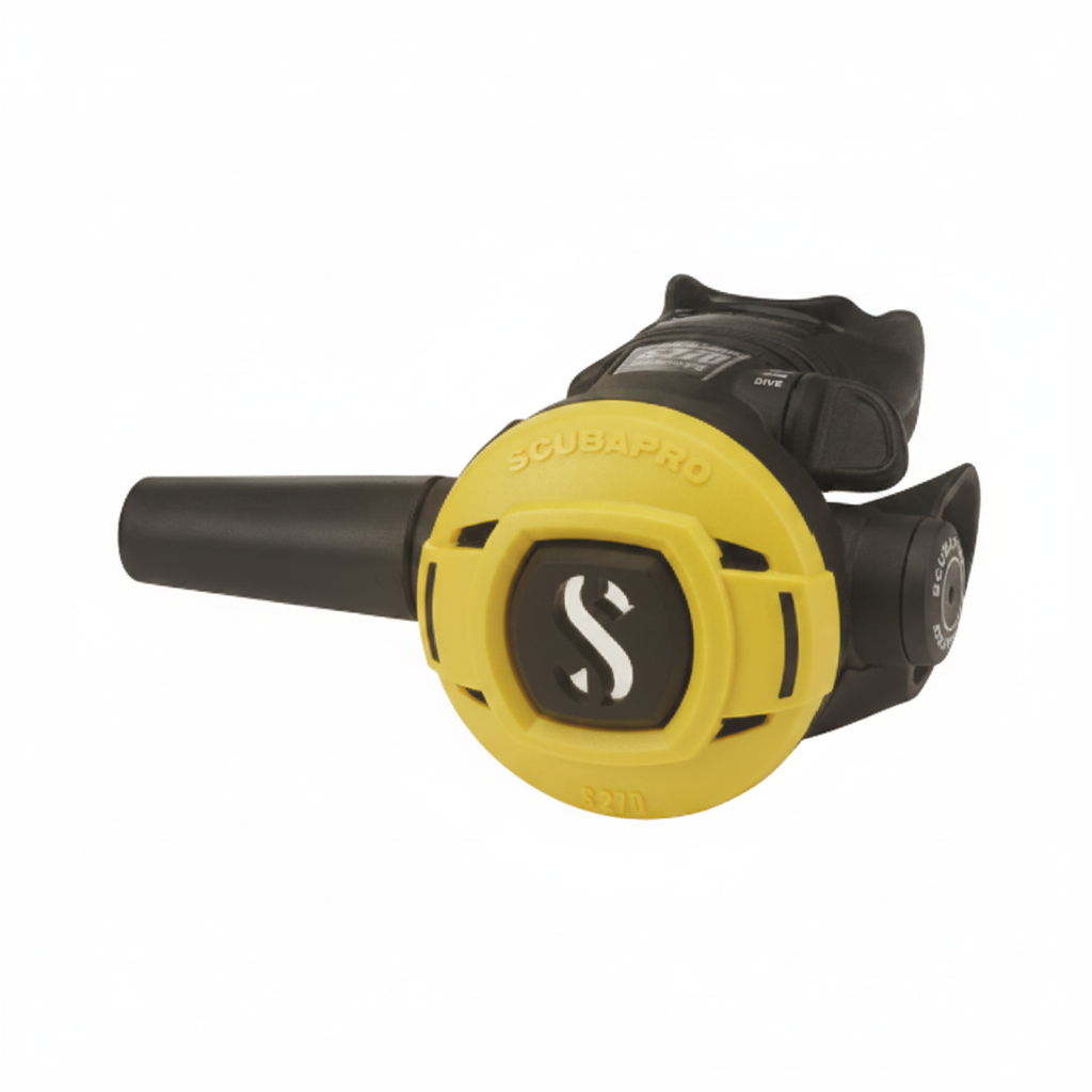 SCUBAPRO S270 Balanced Octopus w/100cm Yellow Hose