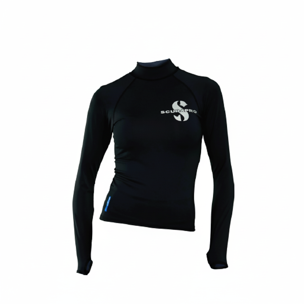 SCUBAPRO Swim Black Rashguard UPF50 - Women