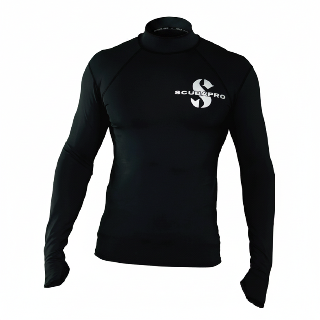 SCUBAPRO Swim Black Rashguard UPF50 - Men