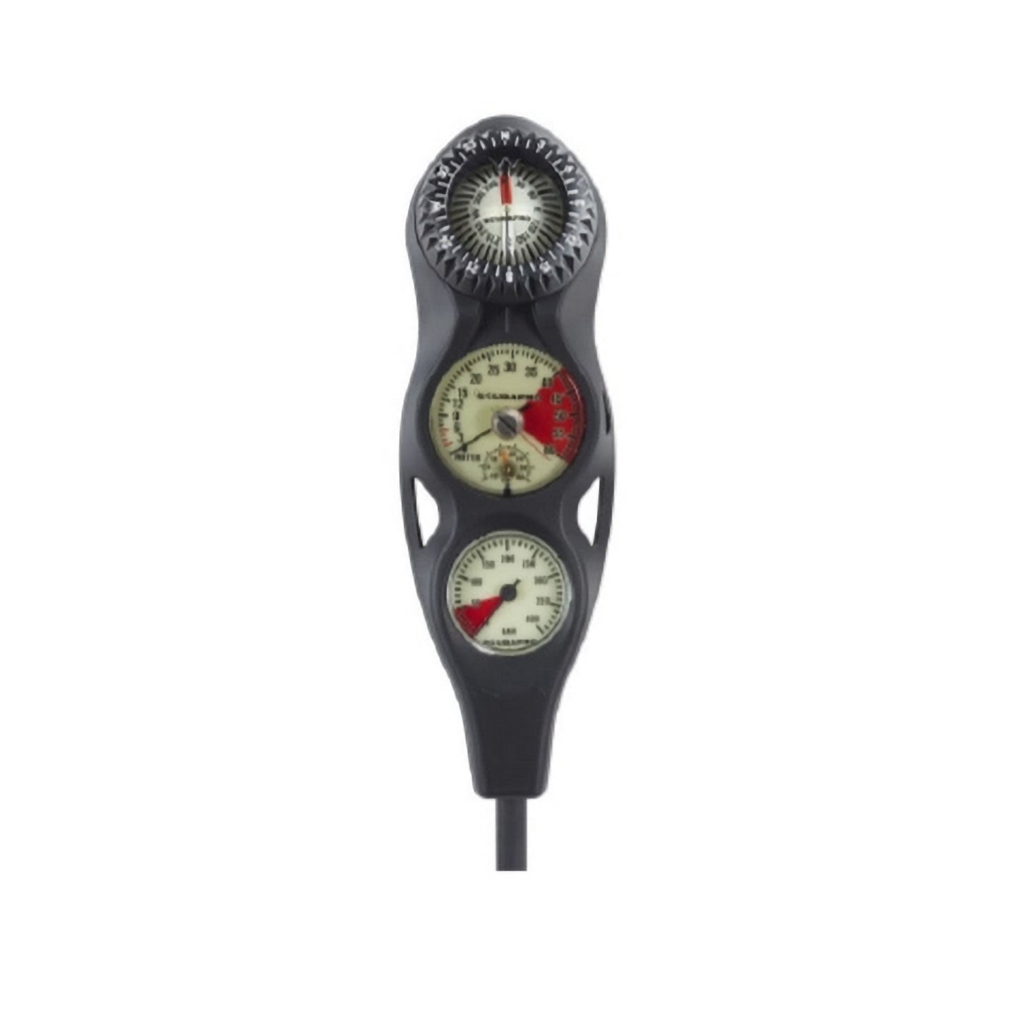 SCUBAPRO 3-in-1 Inline Console Gauge for Pressure, Depth and Compass