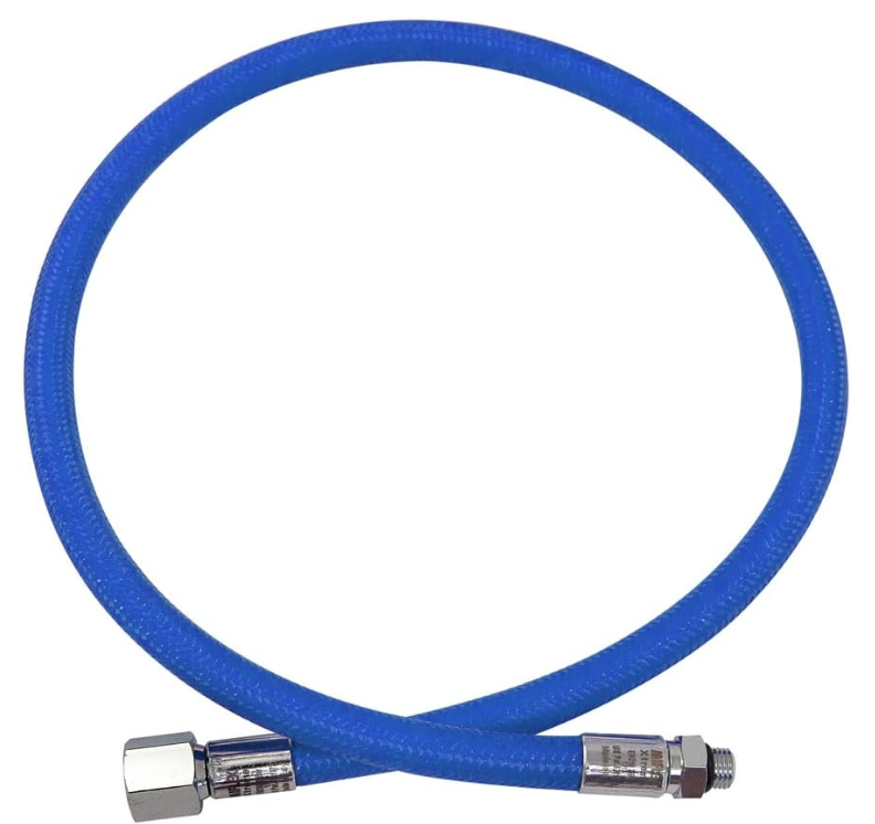 MIFLEX Xtreme Braided Low Pressure Regulator Hose (26"/40", Blue/Yellow)