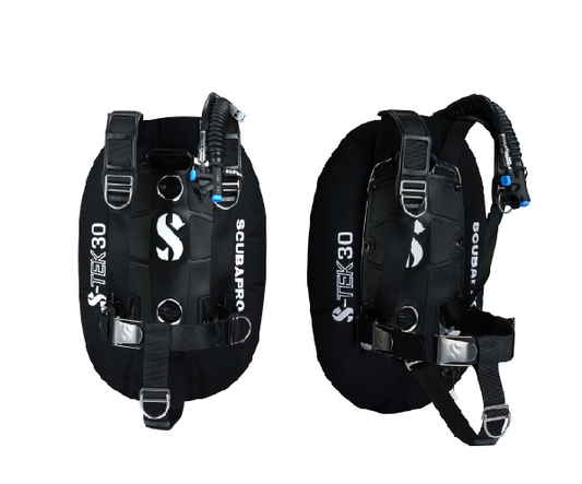 SCUBAPRO S-TEK Donut Wing 30 + PURE PLUS Harness SS + STA