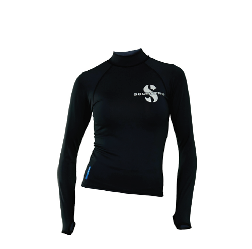 SCUBAPRO Swim Black Rashguard UPF50 - Women
