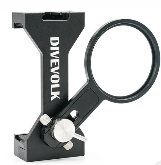 DIVEVOLK Extension Clamp with 67mm lens adapter