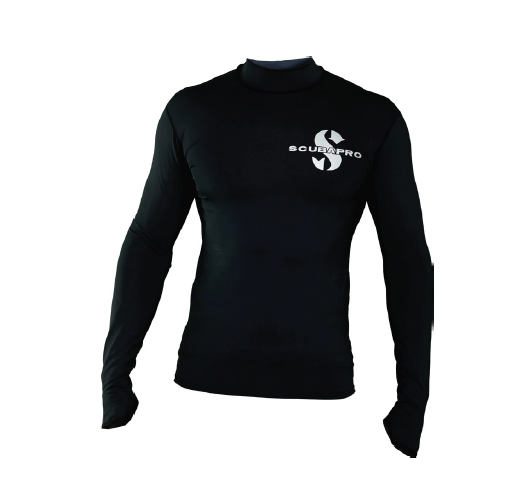 SCUBAPRO Swim Black Rashguard UPF50 - Men