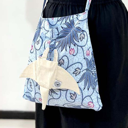 FINZONLY Foldable Mola Mola Batik Tote Bag (Sling / Tote)