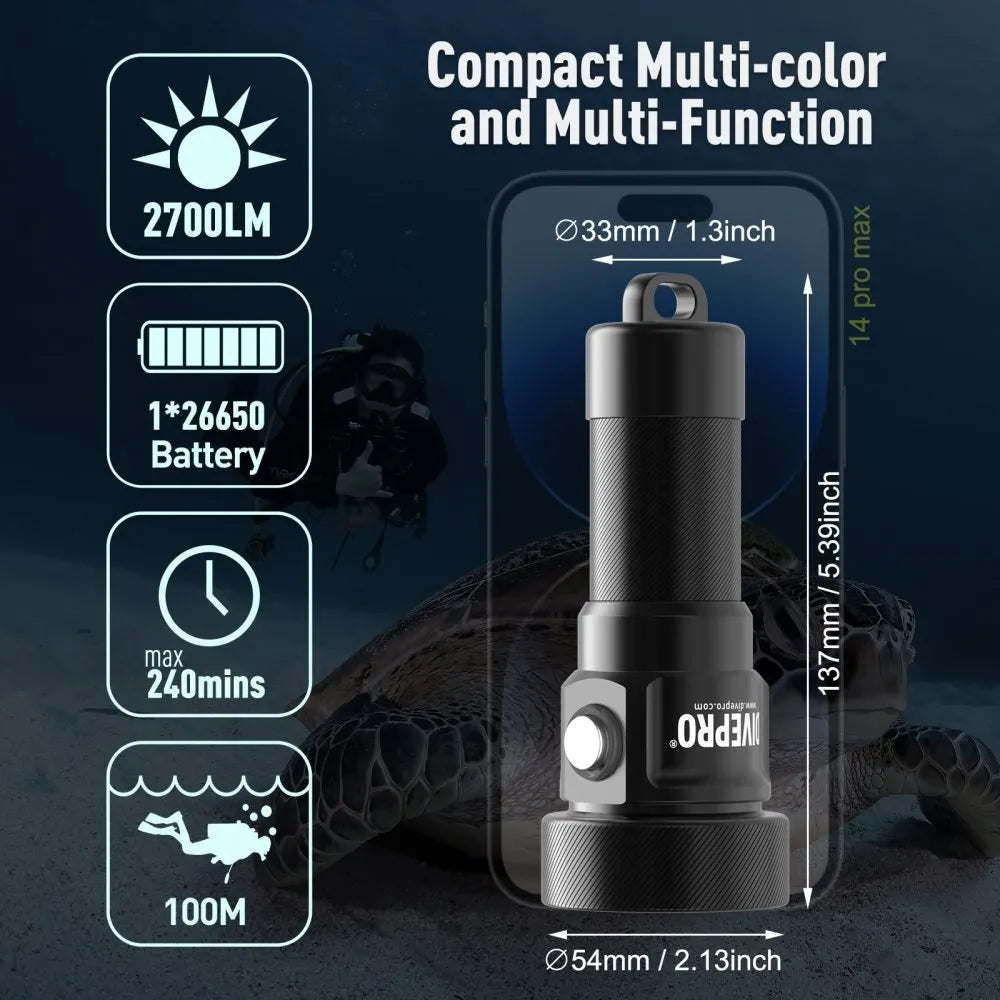 DIVEPRO M27 V3 Torch