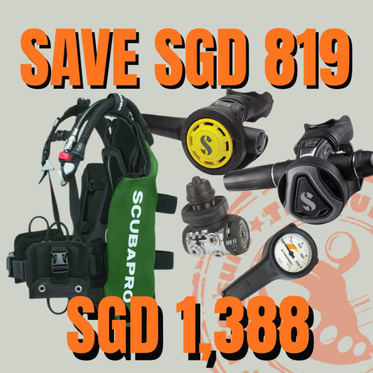 SCUBAPRO Travel Light Bundle