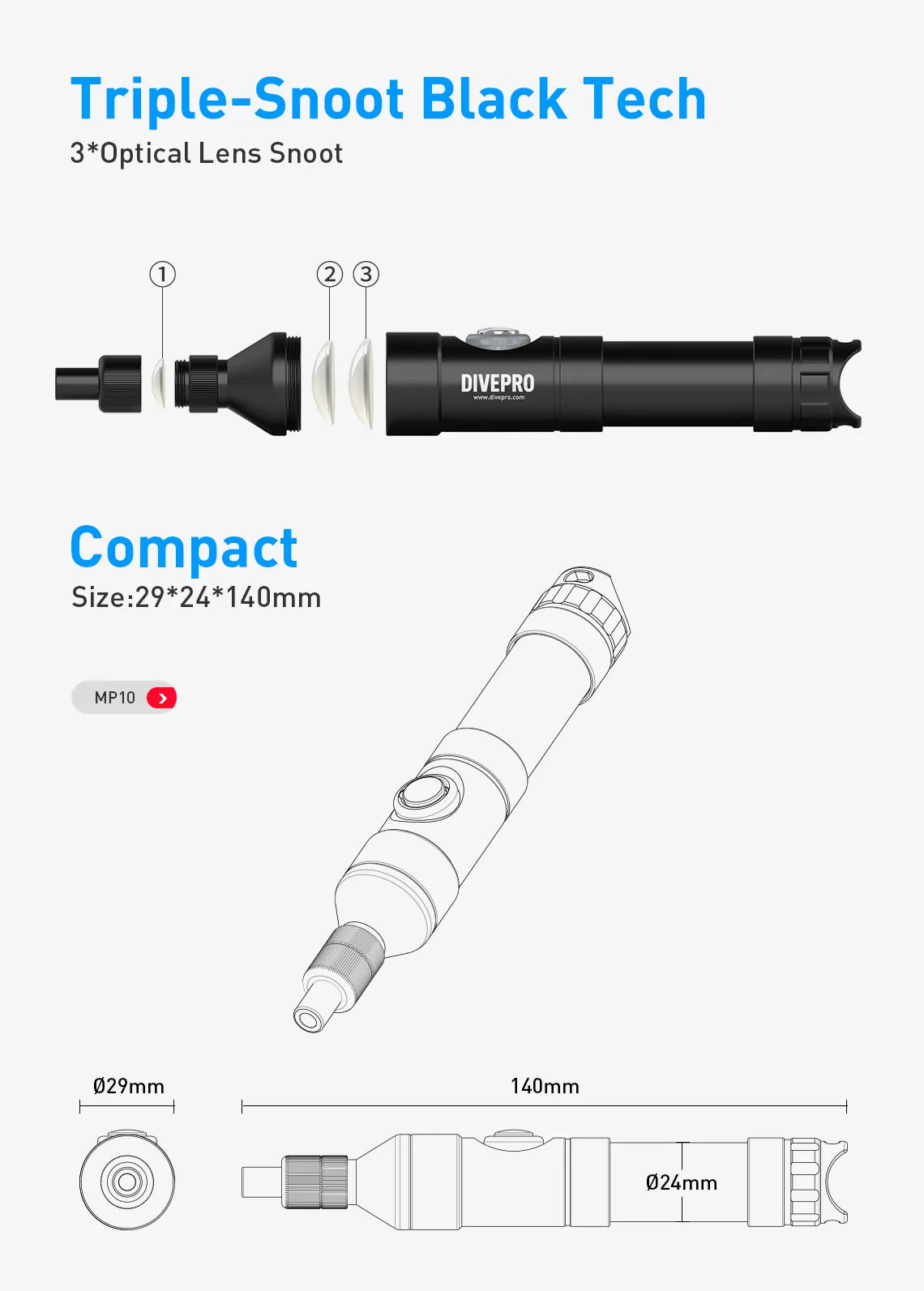 DIVEPRO MP10