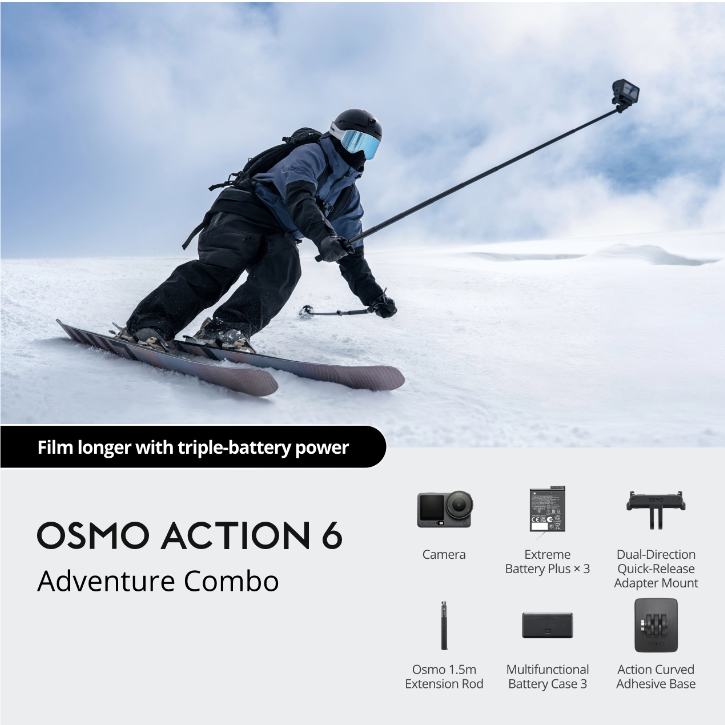 DJI Osmo Action 6 Adventure Combo