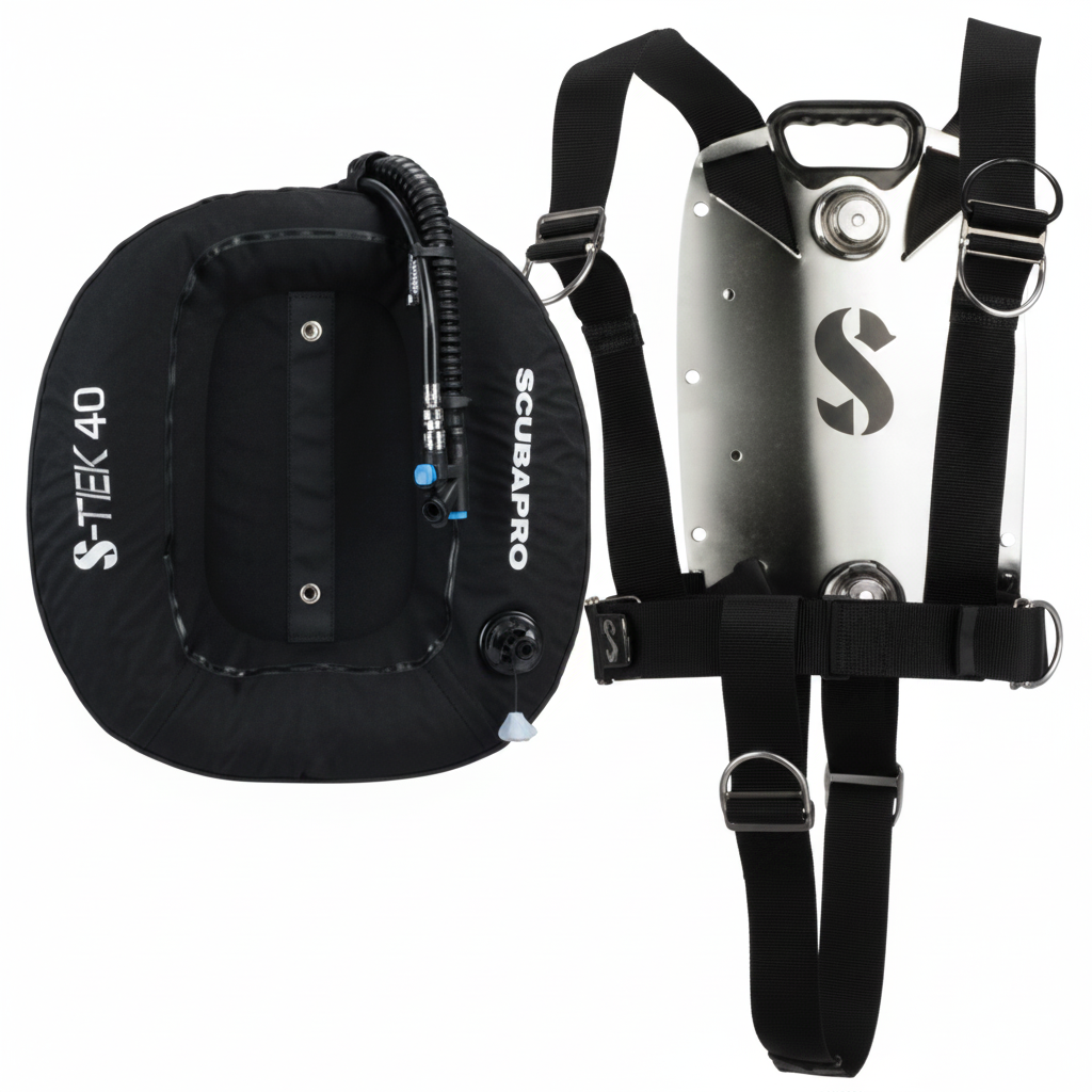 SCUBAPRO S-Tek Donut Wing + Pure Harness SS BCD Packaged Sets