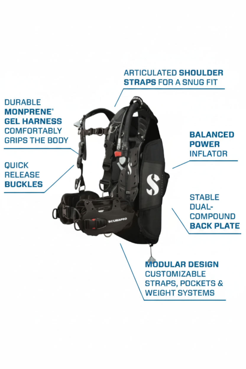 SCUBAPRO Hydros Pro BCD White (Women)