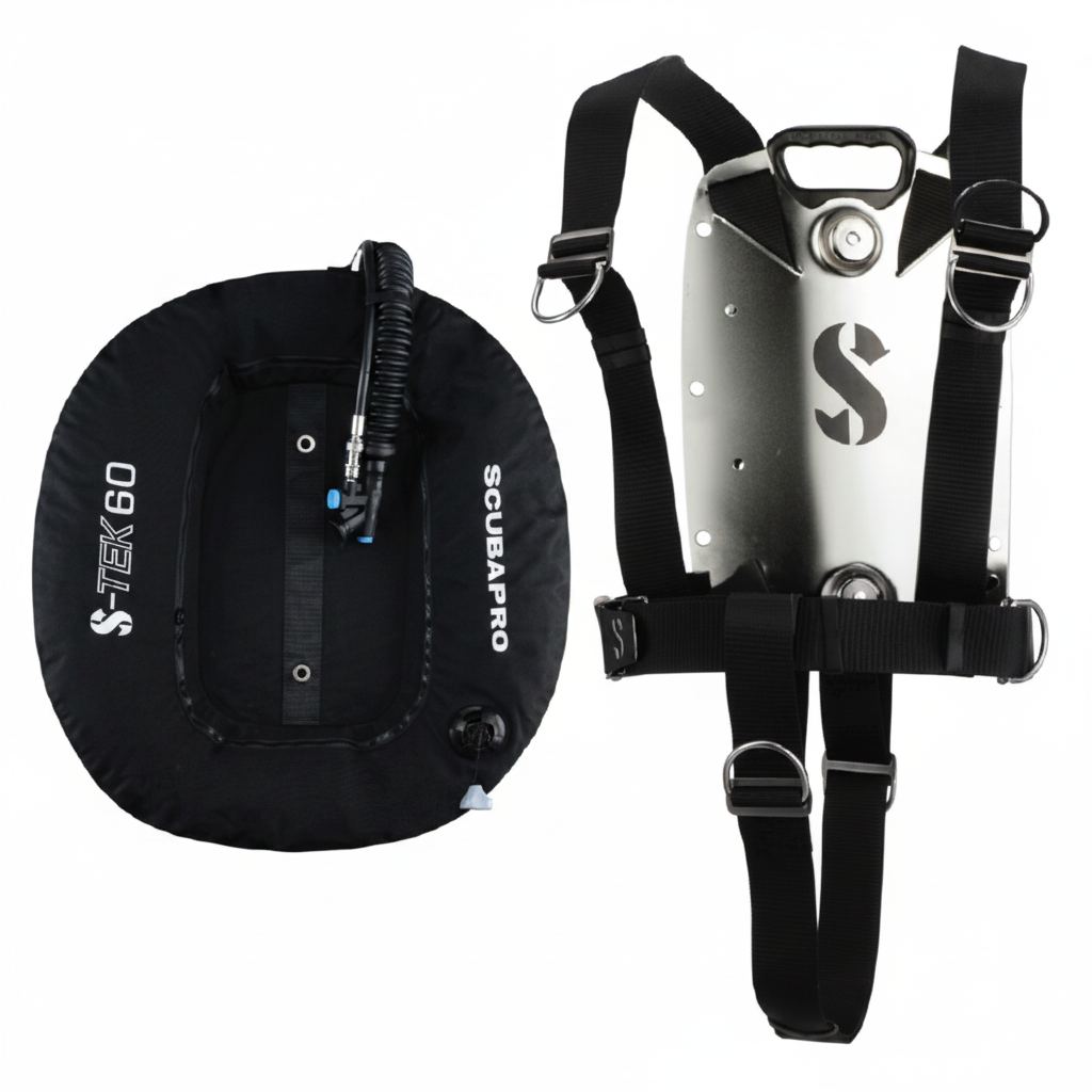 SCUBAPRO S-Tek Donut Wing + Pure Harness SS BCD Packaged Sets