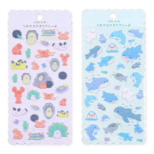 Nudibranch and Whaleshark Stickers